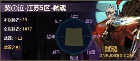 DNF鬼泣80求刷图加点