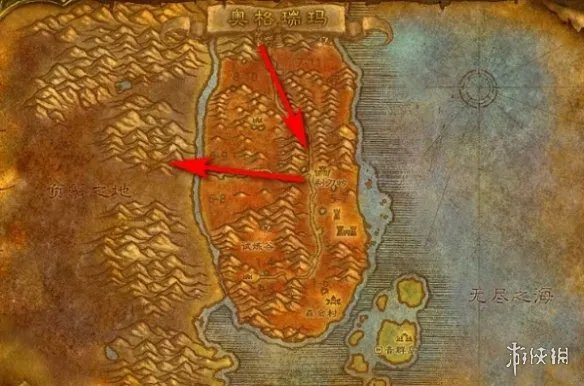 《魔兽世界》废墟海岸位置