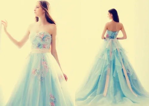 时尚婚纱图片欣赏 如何挑选时尚婚纱