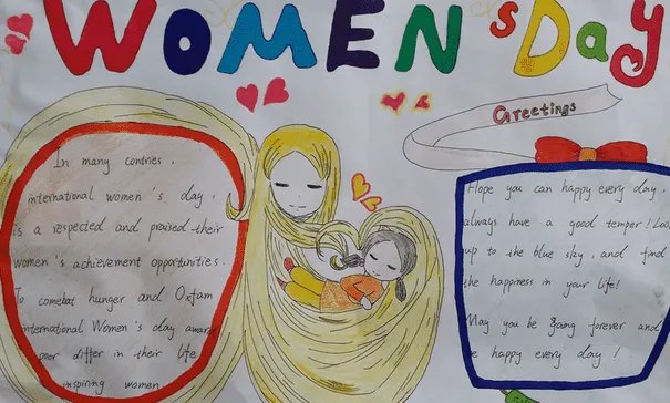 2019妇女节手抄报简单又漂亮 好看的38妇女节手抄报图片