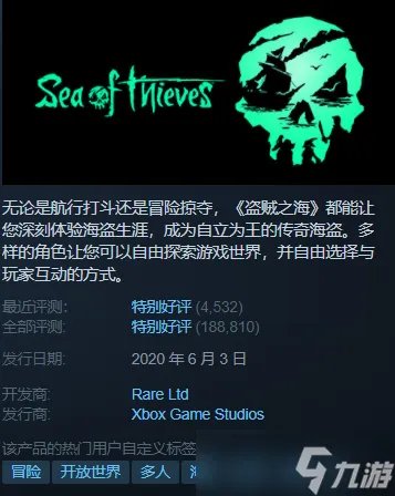 《盗贼之海》Steam史低价格详解