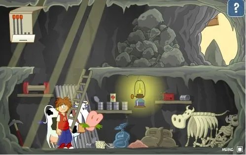 逃出山洞小游戏攻略