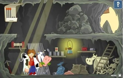 逃出山洞小游戏攻略