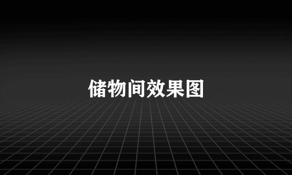 储物间效果图