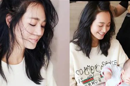 朱丹晒女儿全身照 “拼命三娘”又回来了