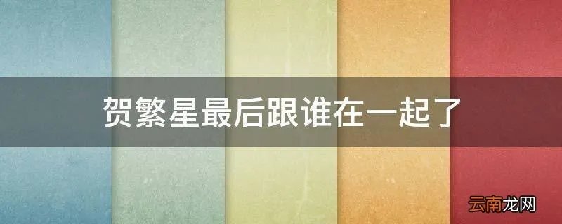 贺繁星最后跟谁在一起了