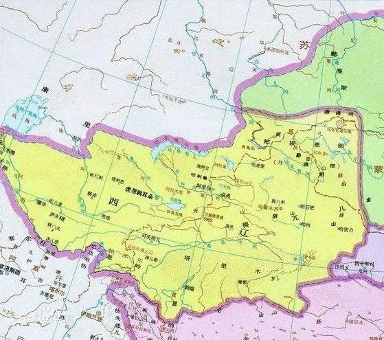 历史上的西辽在今天的哪里?