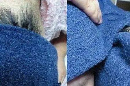 怎么用毛巾包头发图解