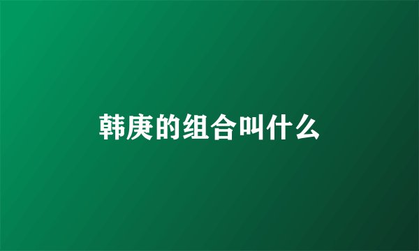 韩庚的组合叫什么