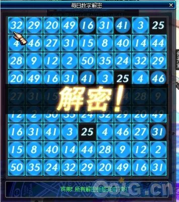 DNF数字解密答案是什么?