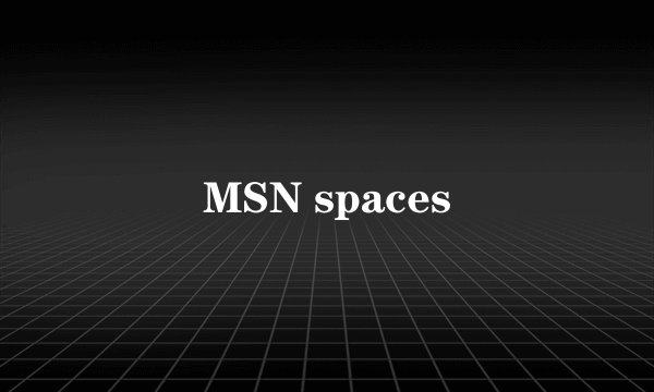MSN spaces