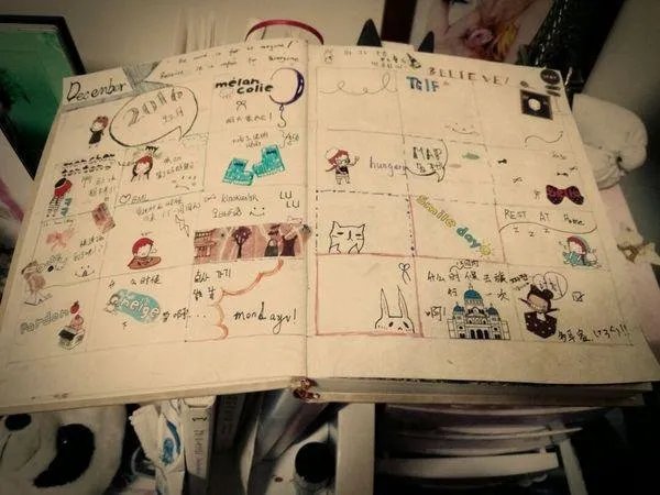 吴昕微博晒流水手账，你一般会在手账中纪录哪些内容？