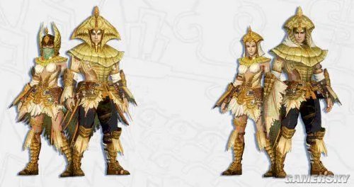 怪物猎人OL套装外形点评 玩的就是拉风