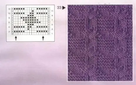 上下针最好看的毛衣织法图解