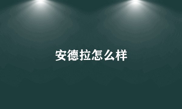 安德拉怎么样