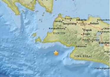 印度尼西亚西南部海域发生几级地震?