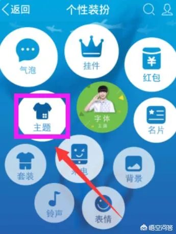 怎么设置手机QQ皮肤？