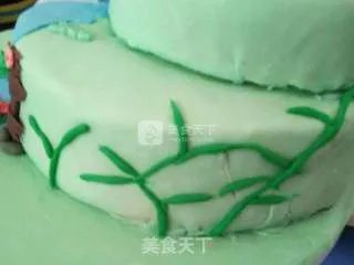 休闲假日翻糖蛋糕