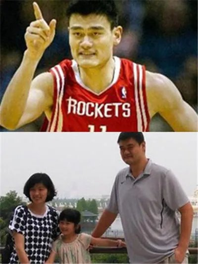 姚明一家三口合影曝光 6岁女儿身高惊人被称基因强大