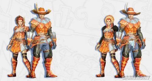 怪物猎人OL套装外形点评 玩的就是拉风