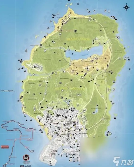 gta5地图有多大 侠盗猎车手5地图大小解析