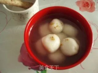 番茄酱汤圆