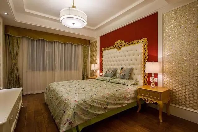 145㎡欧式三居室，清新的色彩搭配，透露一股自然的田园气息！