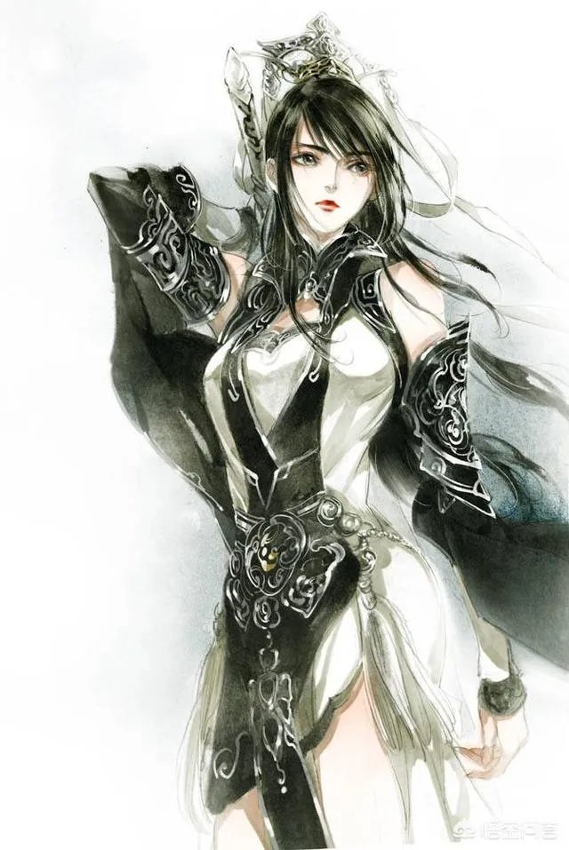 请问谁有现代手绘美女图片？