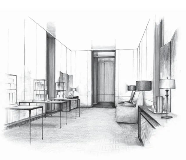 室内-手绘原稿与设计理念