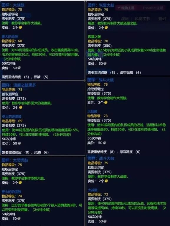 《魔兽世界》tbc制皮1-375最省材料攻略