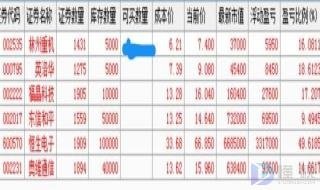 股票持仓和买入区别