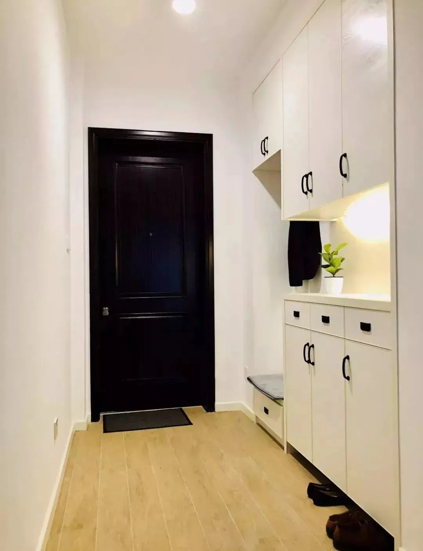 鞋柜+换鞋凳很美组合，进门再也不用站着换鞋了！