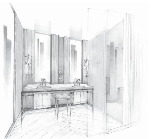 室内-手绘原稿与设计理念