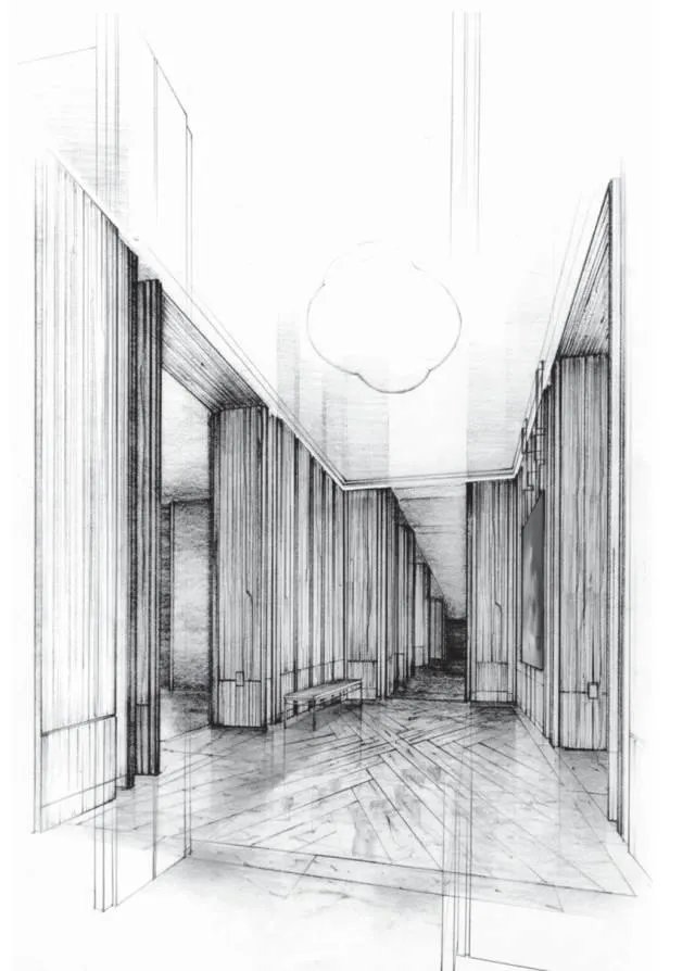 室内-手绘原稿与设计理念