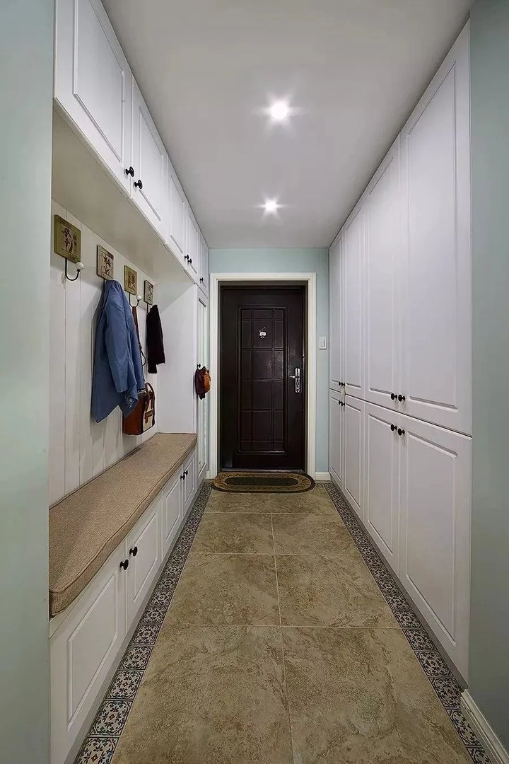 鞋柜+换鞋凳很美组合，进门再也不用站着换鞋了！