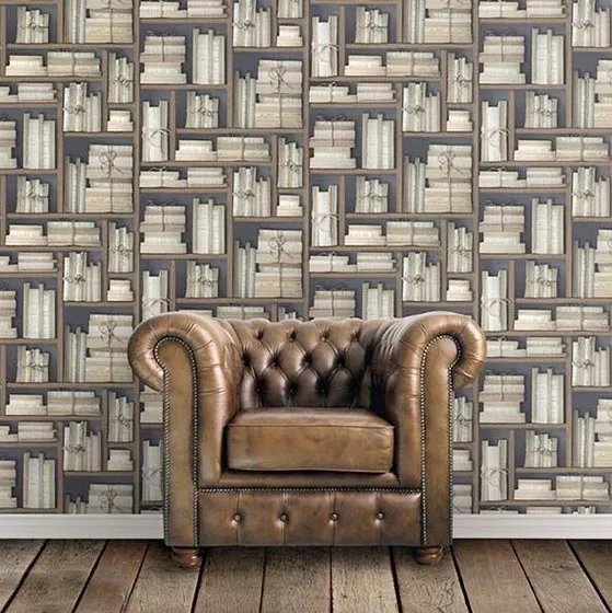 用复古壁纸轻松打造个性墙面~