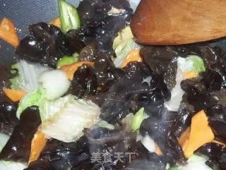爆炒黑木耳