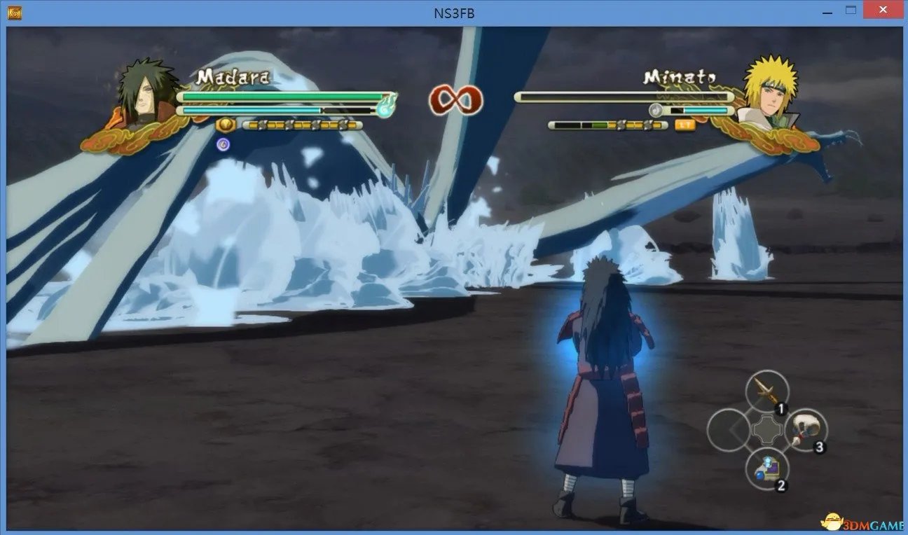 火影忍者：究极风暴3 PC版 斑用技能放瀑布MOD