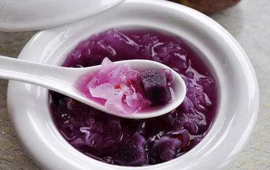 银耳紫薯汤的禁忌