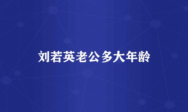 刘若英老公多大年龄