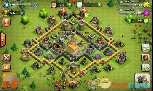 部落冲突六本最强阵型