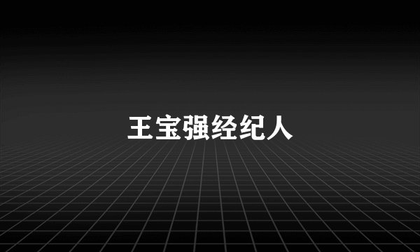 王宝强经纪人