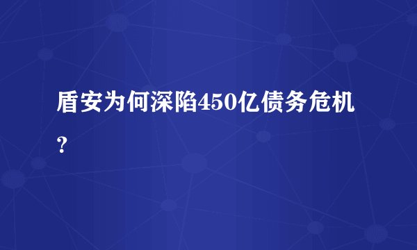 盾安为何深陷450亿债务危机？