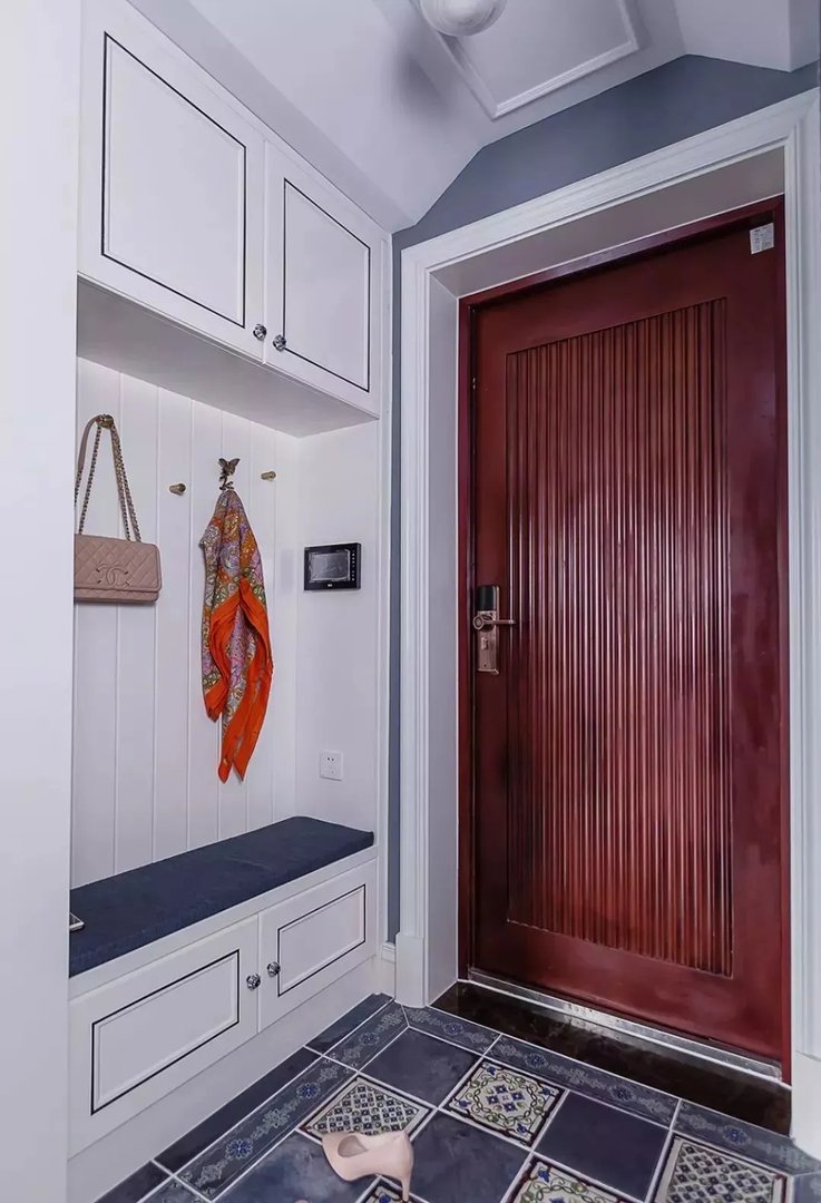 鞋柜+换鞋凳很美组合，进门再也不用站着换鞋了！