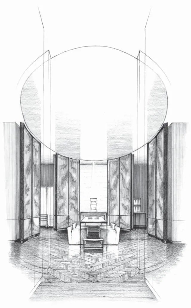 室内-手绘原稿与设计理念