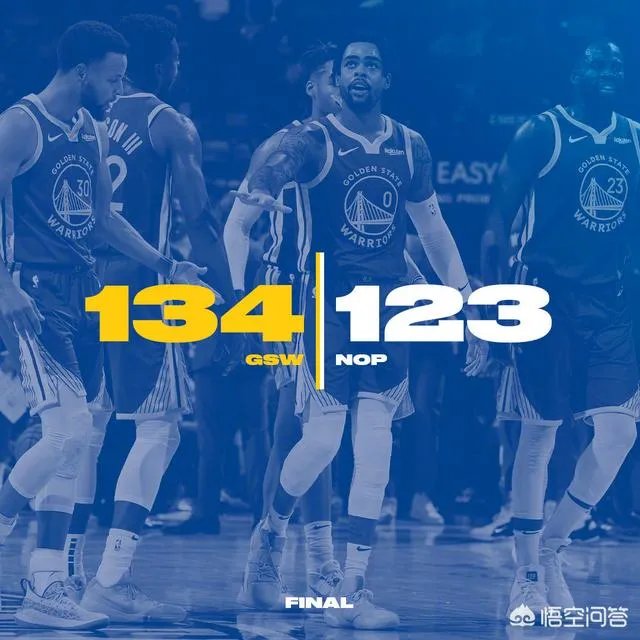 库里26+11+4三分，格林16+17+10三双，勇士全队37助攻，134-123大胜鹈鹕队，你怎么看？