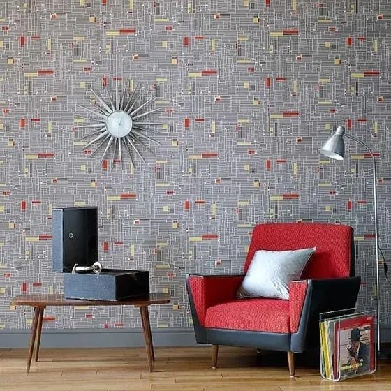 用复古壁纸轻松打造个性墙面~