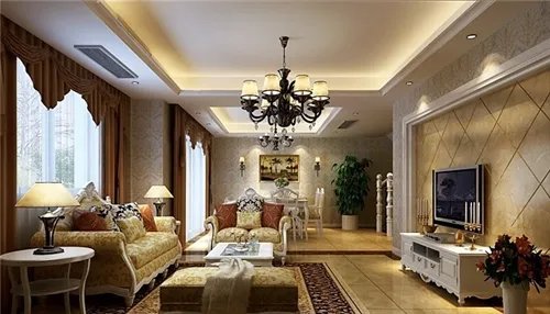 欧式电视背景墙装修效果图大全 2016欧式背景墙设计方案