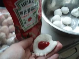 番茄酱汤圆