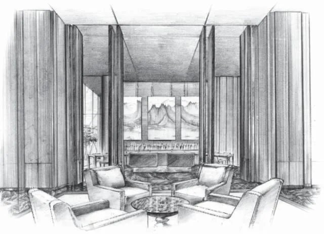 室内-手绘原稿与设计理念